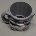 Ice Cream Pint Holder  Fits Standard Pints  Dual Spoon Sockets  Keeps Hands Warm  Fun Unique Designs with Vibrant Colors  Reusable Ice Cream Sleeve - Ramen Noodle Holder (Cat)