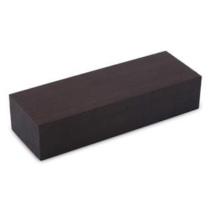 Black Ebony Wood Lumber Blank 12x4x2.5 Black Ebony Lumber Wood Timber Handle Plate Fine Grain Smooth DIY Material for Music Instruments Tools