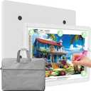 Elice Magnetic A3 Light Board with Bag for Diamond Painting, Tracing LED Light Box with Side Buttons, Super Bright Diamond Art Light Pad, Light Table for Drawing, Sketching, Weeding Vinyl - White