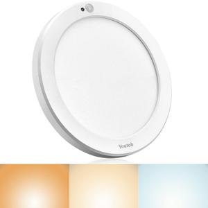 Youtob Motion Sensor Light LED Ceiling Light with 30s/180s Timeout Adjustable 3 Colors, ETL Listed, 15W 1500lm Round Lighting Fixture for Porches, Closets, Stairs(3000k/4000k/5000k ) (White) Youtob Motion Sensor Light LED Ceiling Light with 30s/180s Timeout Adjustable 3 Colors, ETL Listed, 15W 1500lm Round Lighting Fixture for Porches, Closets, Stairs(3000k/4000k/5000k ) (White)
