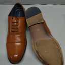 Bruno Marc Men's Lace Up Soft Cap-Toe Formal Dress Shoes (Brown) 10.5