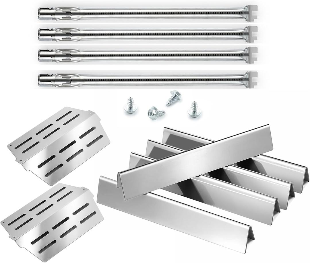 Genesis E-330 4 Burner Grill Replacement Parts for Weber Grill Parts Genesis S330 S-330 E330 EP330 330 Genesis 300 Series E-310 E310 7621 Flavorizer Bars 62753 Sear Burner Tube 65505 Heat Deflectors