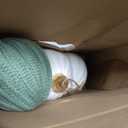 12 Pcs Sage Green Christmas Ornaments, 3.15 Inch Crochet Christmas Balls Modern Neutral Handmade Knitted Woven Cotton Baubles for Xmas Tree Rustic Farmhouse Holiday Decor (Beige, Grey, Green)