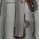 T3 SinglePass Curl X Extra-Long Barrel 1", 1.25", 1.5" Curling Iron with 9 Heat Settings and Ceramic Barrel for Fast Styling and Lasting Results on All Hair Types (White/Rose Gold)