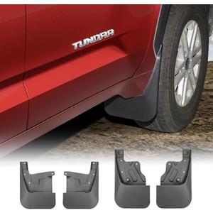 Mud Flaps Compatible with 2022 2023 2024 2025 Toyota Tundra Accessories All Weather Guard Mud Guards Splash Front & Rear 4pcs Set (Not Fully Compatible with Tundra SR)