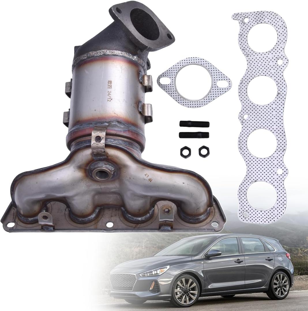 674-092 Front Converter Fit for Hyundai Elantra 2.0L 2017-2020, for Kia Forte&Forte5 2.0L 2017-2021, Replace 674-092 33369 28510-2ESA0 28510-2EFB0 28510-2ESB0 327-10007 327-10170