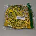 2 Pieces Acrylic Ramadan Decorations Islamic Eid Mubarak Kareem Table Sign Moon Hollow Star Ornament for Muslim Party Tabletop Decor Home Art Craft Decoration Golden Moon