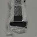 Goovilla Shelf Bracket, Heavy Duty Floating Shelf Brackets 8 inch Long, 6 Pack Brackets for Shelves, Black Coated Metal Wall Shelf Support Brackets with 1/5 Inch Thick and 160 lb. Load Capacity