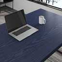 Livelynine 24x197 Kitchen Cabinet Wallpaper Peel and Stick Countertops Waterproof Contact Paper for Desk Navy Blue Wood Grain Vinyl Wrap for Cabinets Furniture Table Self Adhesive Counter Top Covers
