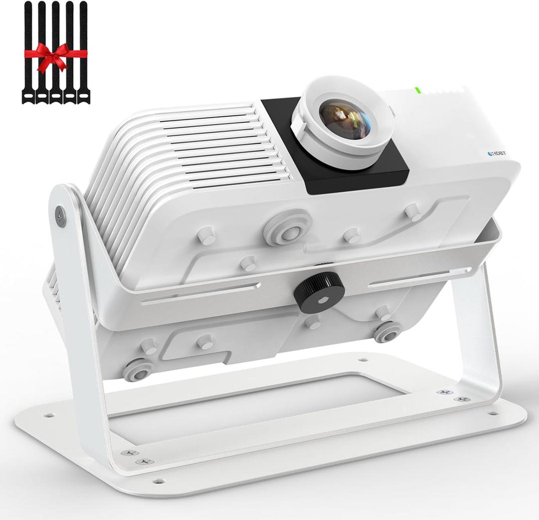 DAWASAPAT Desktop Projector Mount  Projector Ceiling Mount with 360°Adjustable  Universal Stand 1/4 Screw for LED LCD Video Projectors Camera with Cable Ties