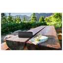 iLive Audio Waterproof Fabric Wireless Speaker (IPX5) - Black (ISBW348B): Bluetooth Rechargeable Portable Speaker with USB Connection
