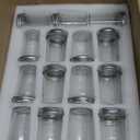 30 Pack 8 oz Mason Jars,Canning Jars With Silver Lids,Half Pint Canning Jar Class Jar for Jelly, Jam, Spices, Honey, Food Storage,Fermenting, Pickling, Meal Prep, Wedding Favors, DIY Crafts