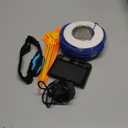 PcEoTllar Electric Fence for Dogs, Electric Dog Fence System, 1 Water Resistant Collar Receiver, with 656Ft Underground/Aboveground Boundary Wire, for Small Medium Large Dogs