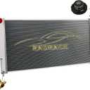Aluminum Radiator For 1994-2002 2001 1999 Dodge Ram 2500 Ram 3500 5.9L Cummins Turbo Diesel Engine 1995 1996 1997 1998 94 95 96 97 98 99 01 02