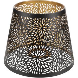 EXCEART E27 Clip On Metal Tree Pattern Light Shade Decorative Iron Lamp Cover for Table Floor and Pendant Lighting Rustic Hollow Design Fixture Accessory (As Shown)