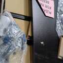 Prepac 4 Sided Revolving Display Cabinet, Black Storage Cabinet with 36 Adjustable Shelves Narrow DVD Storage Cabinet Ideal for Living Room 18.75" D x 18.75" W x 65" H