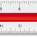 2 x Alumicolor Aluminum Engineer Color-Coded Solid Drafting Scale, 6IN, Silver