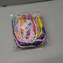 2 x 18 Pcs Rope Keychain, Keychain Bag Charms Paracord Rope Keychain Bag CharmBraided Code Charms for Purse Handmade Rope Key Chain Backpack Handbag Decoration Accessories (Colorful)