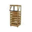 Farmhouse Lanterns Decorative Outdoor & Indoor, Wooden Candle Lanterns Decor, Outdoor Garden Hanging Lanterns for Gift, Yard, Garden, Patio, Balcony,Porch, Party (Pack of 1)