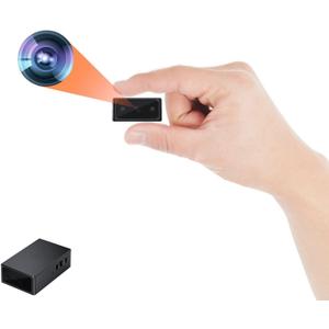 Mini Camera, Body Camera, Home Security Cameras, HD 1080P, Portable Cameras, Indoor Nanny Cam,with Night Vision, Motion Detection, Loop Record, Gravity Sensor, 512GB Max, No-WiFi