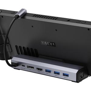 JSAUX Docking Station for Steam Deck/Rog Ally/Legion Go, 7-in-1 Steam Deck Dock with HDMI 4K@60Hz, DisplayPort, Gigabit Ethernet, USB A 3.2 and 100W Charge Compatible with Steam Deck OLED-HB0702