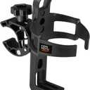 KEMIMOTO ATV Cup Holder Motorcycle Bottle Holder Universal Drink Holder with 0.6-1.56in Metal Clamp for 20oz Bottle for Bike Boat, Stroller, Walker, Wheelchair, Scooter, Golf Cart