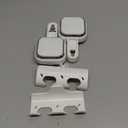 TAILI Suction Cup Razor Holder for Shower Wall 2 Pack, Versatile Suction Cup Hooks for Razor, Towel, Loofah, Squeegee, Cell Phone, Removable Damage-Free Hanging Shower Hook, Shaver Holder, White