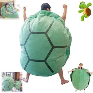 Wearable Turtle Shell Pillows,51in Tortoise Plush Pillow,Giant Wearable Turtle Shell Pillow ,Removable Oversized Doll Throw Animal Costume Wearable Plush Toys Best Gifts for Kids and Adult (47.2in)
