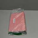 MOSLA PU Leather Bible Cover Case for Men Women - Large Waterproof Protective Case With Handle, Carrier Tote Bag With Christian Accessories Gifts (Pink 19#, M)