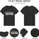 Teacher Shirts for Women Teacher Gifts Short Sleeve Shirts Graphic Tees Summer Tops 2025 (Gray, L)