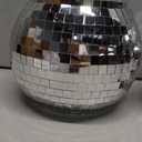 6 Pcs Disco Ball Vase,Plastic Disco Ball Centerpieces Silver Disco Ball Planter Mirror Disco Ball Ice Bucket Disco Ball Decor Can Be Used for Wedding Centerpieces,Birthday,Office(9 Inch)