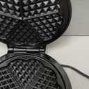 Mueller Heart 5 Waffle Maker, Waffle Iron, Adjustable Browning Control & Nonstick, Cool Touch Handle, Easy to Clean, Small Kitchen Appliances