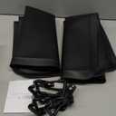 TidyFriend 2 Pack Dog Pee Pad Holder Tray - Fits Up to 24 x 24 Pee Pad Holder for Dogs - Stable Grip, Raised Edges, Quick-Wipe Silicone Surface Dog Pad Holder for Indoor Flooring Protection (Black)