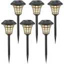 MAGGIFT 8 Pack Outdoor Solar Lights - Waterproof, Solar Pathway & Garden Lights for Yard & Patio, Solar Powered for Driveway
