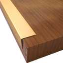 NeatiEase Aluminum Corner Guards, Peel and Stick Metal Corner Protector Molding Trim for Wall Door Frame Cabinet Protection, Gold, 4ft x 0.8in (2pcs)