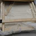 Dog Ramp for Bed - 53.3" Long Foldable Pet Ramp for Small Large Dogs - Dog Ramps for High Beds Couch Car/SUV - Pet Stairs High Traction with Platform 7 Adjustable Heights 17" to 30" Up to 200LBS, Wood (Black+x-large)