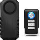 113dB Bike Alarms, Vibration Sensing Bike Alarm with Remote, Wireless Motorcycle Alarm for Electric Tricycle Mobility Scooter Vehicles Ebike for Cycling Security (1PK SF22R)