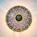 20-Inch Tiffany Style Dragonfly Lamp Shade Replacement Only, Stained Glass Lampshade Retro Handmade Lampshades Accessories Fit for Table lamp Pendant Lights Floor Lamps,A, 20 inches x 9.4 inches