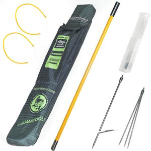 Hawaiian Sling Fishing Spear 5ft Fiberglass Travel Pole Spear 3 Prong Hand Spear Pole Spear Fishing Equipment Harpoon Spearfishing Gear Spear Gun for Spearfishing, Snorkeling, Scuba Diving, Freediving