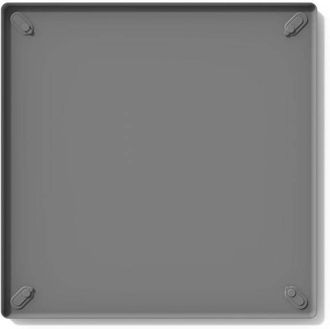 Pee Pad Holder for Dogs,Portable Silicone Pet Pad Holder 24" x 24" Pee Pads, No Spill Raised Lip High Edge for Floor Protection, Leak-Proof Puppy pad Holder,Square Pee pad Tray