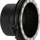 Insulated Chimney Pipe Stove Pipe Adapter, 304 Stainless Steel