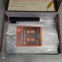 Elxis Vacuum Sealer, Portable handheld Vacuum Sealer + 30 Reusable Vacuum Bags, Portable Food Sealer, With LED pressure display, 2-Speed Pressure Control (60/80 Kpa)