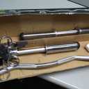 Marcy Hollow Curl Bar and Dumbbell Handle Set with Spring Collars