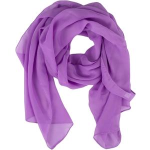 Women's Solid Chiffon Scarf, Soft Sheer Lightweigt Neck Scarves for Wedding Halloween Party