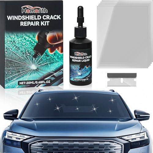 popalula Windshield Chip Repair Kit - 2026 Upgrade Car Windshield Crack Repair Kit, Glass Repair Liquid for Cracks and Chips, Rock Chip Repair Kit for Fix Windows, Mirrors, Glasses, All Crack Types