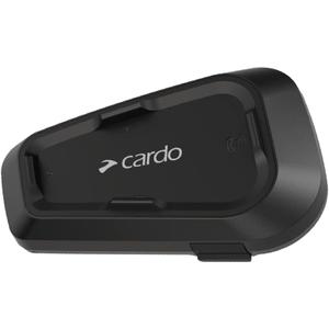 Cardo Systems Spirit HD Motorcycle Bluetooth Communication Headset, 2-Way Bluetooth, Thin 40mm Speakers, Waterproof, Universal Connectivity - Single Pack
