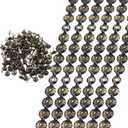 Upholstery Tacks Strips,10 Meters Dia.11mm Decorative Nail Strips/Nailhead Trims, Upholstery Sofa Tacks with Loosing Tacks -Bronze