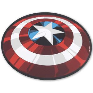 Marvel Captain America Dimensional Shield Metal Sign - Fun Captain America Wall Art for Home (Red/White)