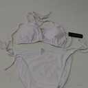 Tempt Me Swim Suit White Top M Pants 14W
