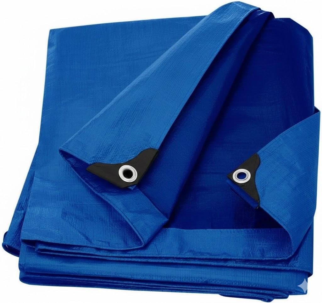 Large Waterproof Tarp - Heavy Duty 5 Mil Thick Poly Tarpaulin Ideal for Canopy Tents, Boats, RV or Pool Covers - Multipurpose Protective Tarps with Grommets for Indoor and Outdoor Use | 40' x 60'